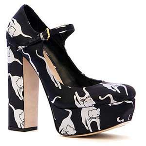 miu miu cat print shoes|miu shoes for women.